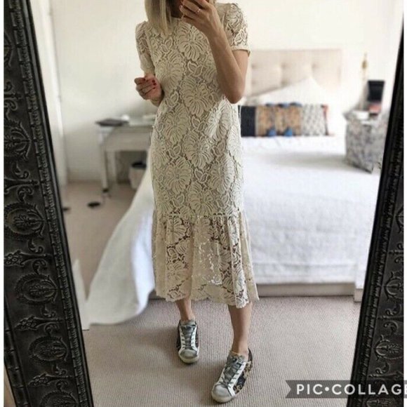 Zara Dresses & Skirts - Zara Long Lace Dress